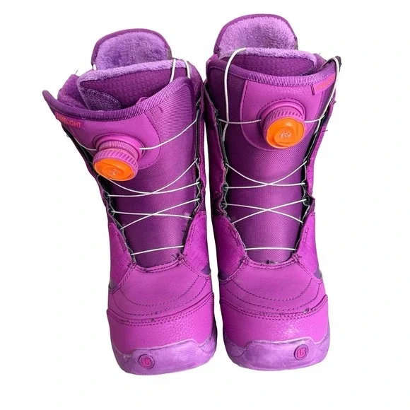 Burton Limelight BOA Imprint 2 Snowboard Boots Purple Women Size 7 - Picture 8 of 10
